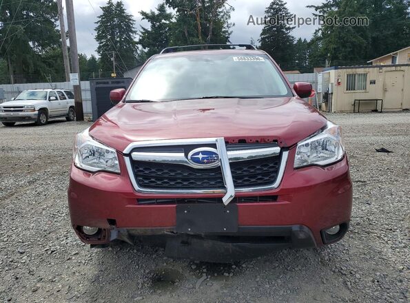 JF2SJAHCXGH433283 2016 SUBARU FORESTER Red Դիմացի տեսք