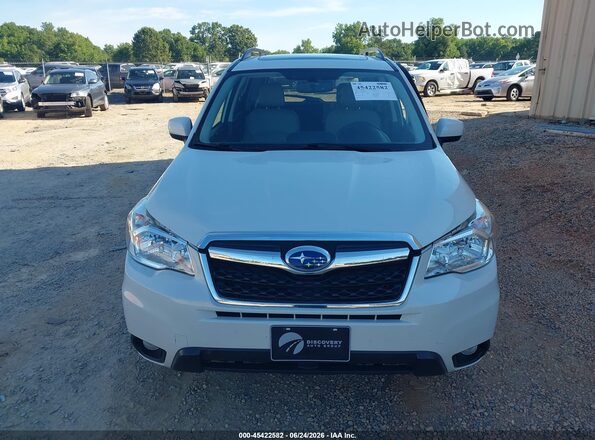 JF2SJAHCXGH501226 2016 SUBARU FORESTER White ხელსაწყოთა პანელის ხედი