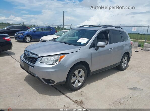 JF2SJAHCXGH510914 2016 SUBARU FORESTER Silver წინა მარცხენა ხედი სამი მეოთხედიდან