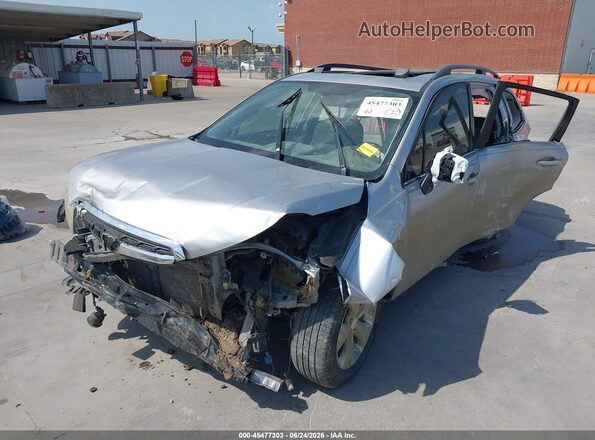 JF2SJAJC0HH446345 2017 SUBARU FORESTER Silver წინა მარცხენა ხედი სამი მეოთხედიდან