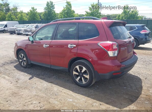 JF2SJAJC0HH455241 2017 SUBARU FORESTER Red უკანა მარცხენა