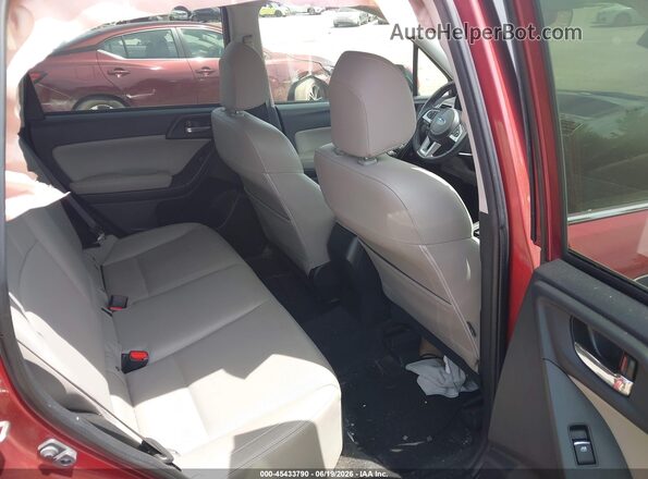 JF2SJAJC0HH455241 2017 SUBARU FORESTER Red VIN კოდის სტიკერის ხედი