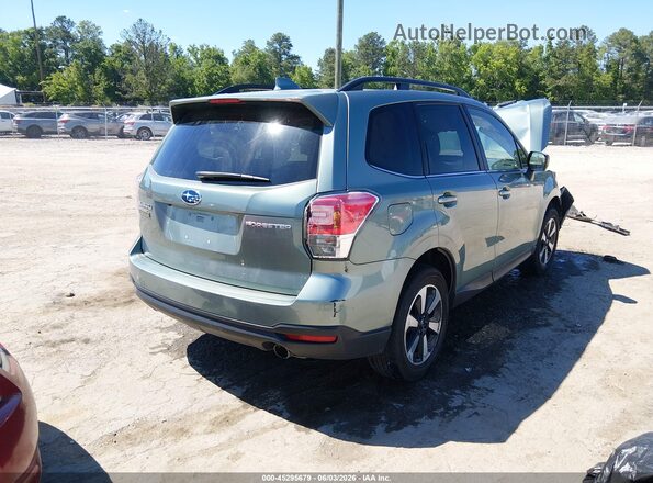 JF2SJAJC0JH404862 2018 SUBARU FORESTER Green Trasero derecho