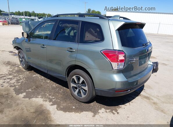 JF2SJAJC0JH404862 2018 SUBARU FORESTER Green Trasero izquierdo