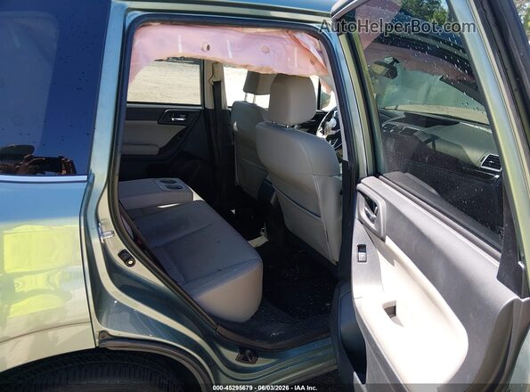 JF2SJAJC0JH404862 2018 SUBARU FORESTER Green Vista de la etiqueta del VIN