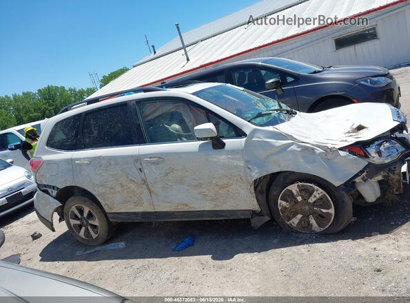 JF2SJAJC1HH461081 2017 SUBARU FORESTER White ხელსაწყოთა პანელის ხედი