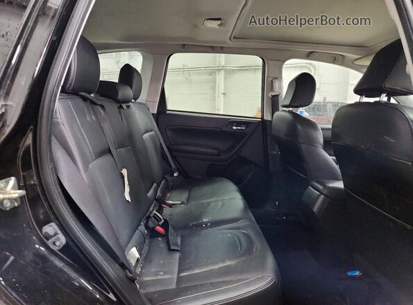 JF2SJAJC1HH557213 2017 SUBARU FORESTER Black უკანა სალონის ხედი