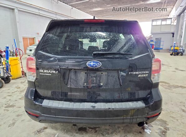 JF2SJAJC1HH557213 2017 SUBARU FORESTER Black უკანა ხედი