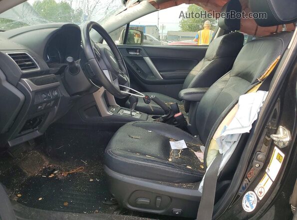 JF2SJAJC2JH499621 2018 SUBARU FORESTER Black Вид салону спереду