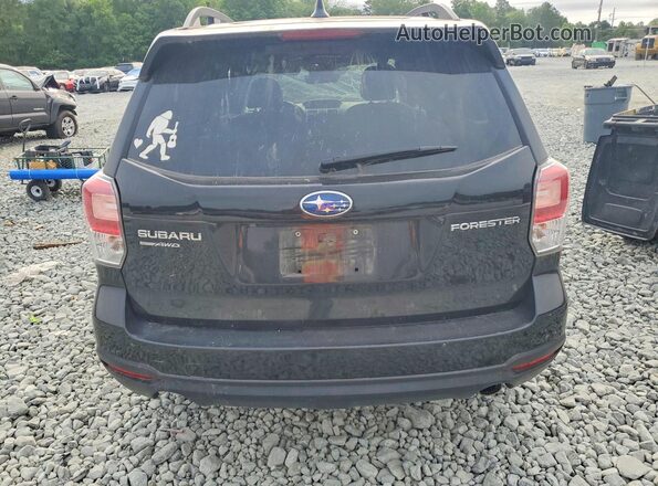 JF2SJAJC2JH499621 2018 SUBARU FORESTER Black Вид ззаду