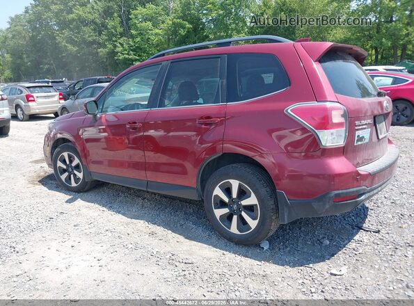 JF2SJAJC4JH444992 2018 SUBARU FORESTER Red Задня ліва чверть