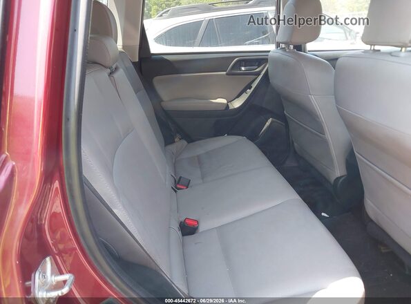 JF2SJAJC4JH444992 2018 SUBARU FORESTER Red Вид наклейки з VIN-кодом