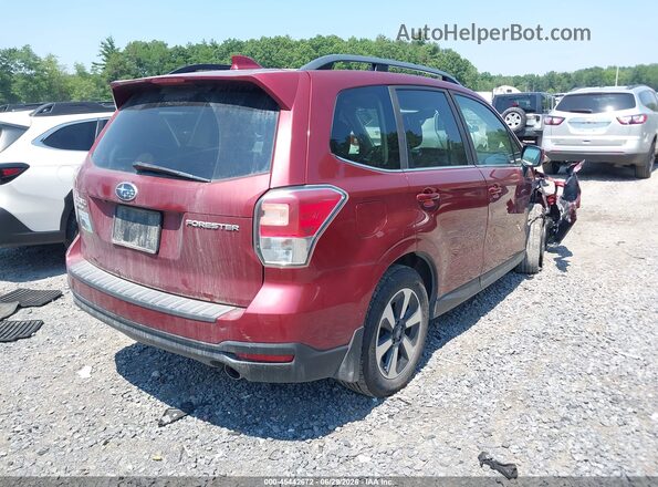 JF2SJAJC4JH444992 2018 SUBARU FORESTER Red Задня права чверть