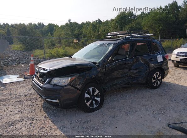 JF2SJAJC7HH572296 2017 SUBARU FORESTER Black წინა მარცხენა ხედი სამი მეოთხედიდან