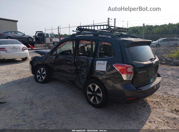 JF2SJAJC7HH572296 2017 SUBARU FORESTER Black უკანა მარცხენა