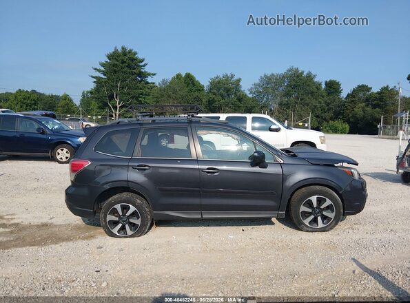 JF2SJAJC7HH572296 2017 SUBARU FORESTER Black უკანა სალონის ხედი