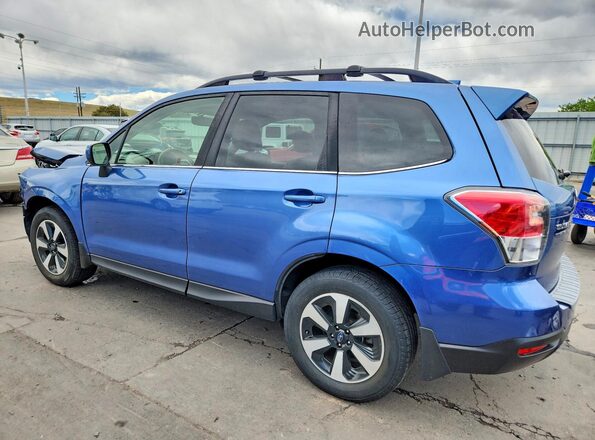 JF2SJAJC7JH415597 2018 SUBARU FORESTER Blue Tył lewy