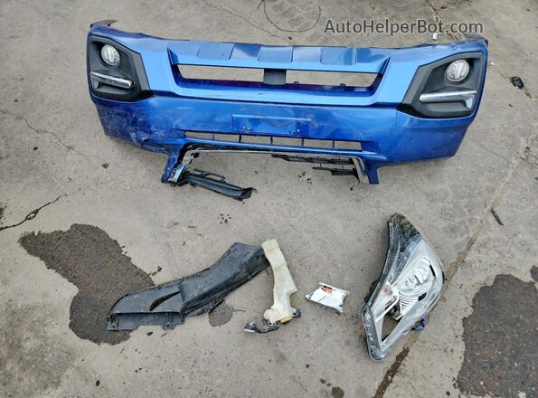 JF2SJAJC7JH415597 2018 SUBARU FORESTER Blue Widok naklejki z numerem VIN