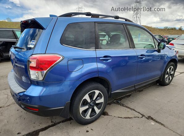 JF2SJAJC7JH415597 2018 SUBARU FORESTER Blue Tył prawy