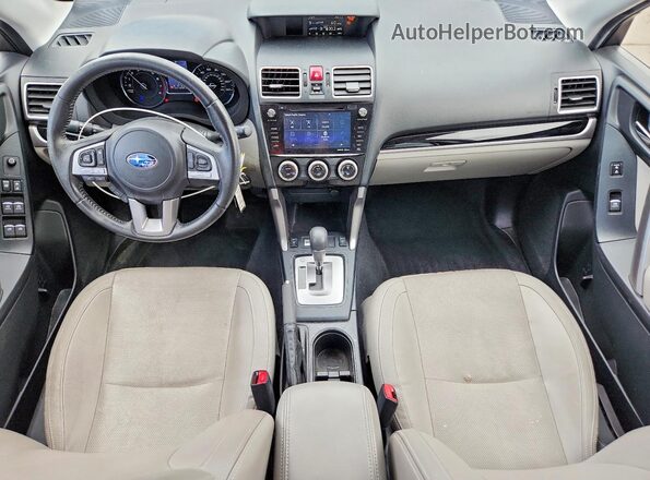JF2SJAJC7JH415597 2018 SUBARU FORESTER Blue Widok deski rozdzielczej
