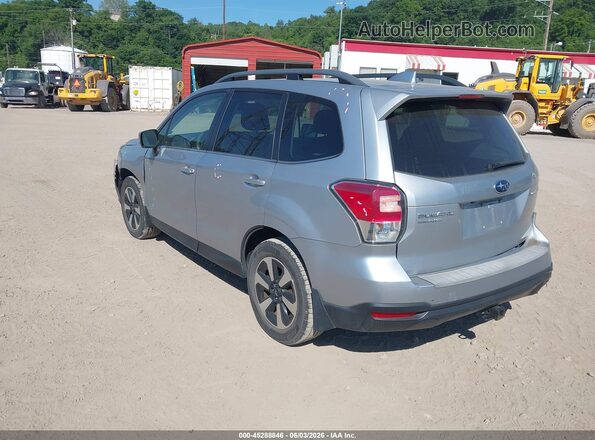 JF2SJALC7JH422417 2018 SUBARU FORESTER Silver Rear left