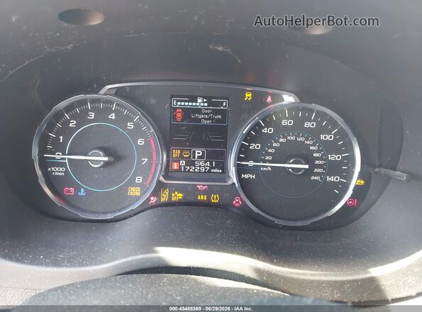JF2SJARC2HH506999 2017 SUBARU FORESTER Silver Вид задніх сидінь