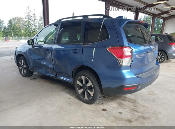 JF2SJARC3HH420407 2017 SUBARU FORESTER Синий Задняя левая четверть