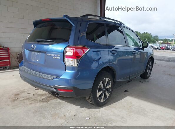 JF2SJARC3HH420407 2017 SUBARU FORESTER Синий Задняя правая четверть