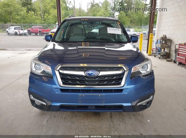 JF2SJARC3HH420407 2017 SUBARU FORESTER Синий Вид щитка приборов