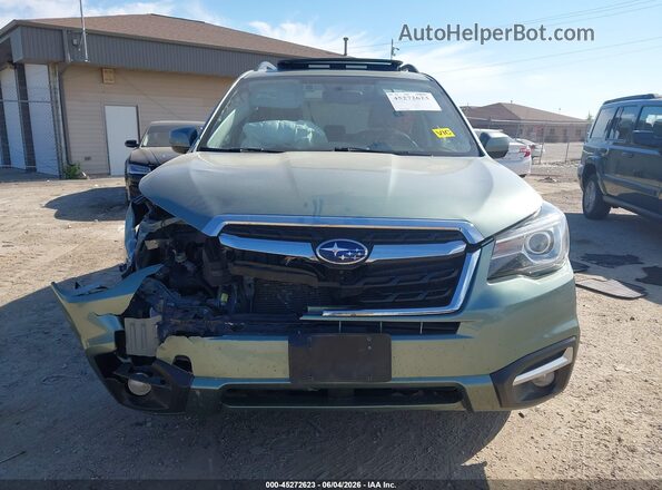 JF2SJARC4JH517394 2018 SUBARU FORESTER Green Սալոնի հետևի տեսք