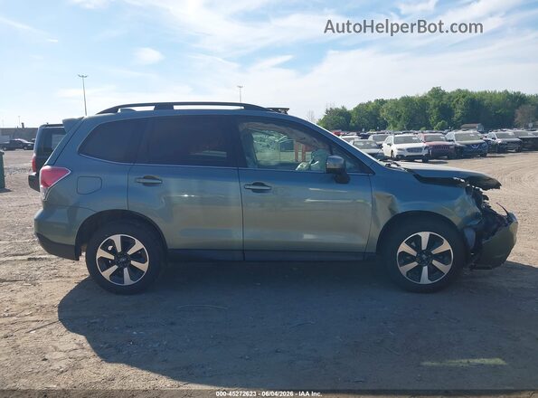 JF2SJARC4JH517394 2018 SUBARU FORESTER Green Սալոնի 360 աստիճան տեսք