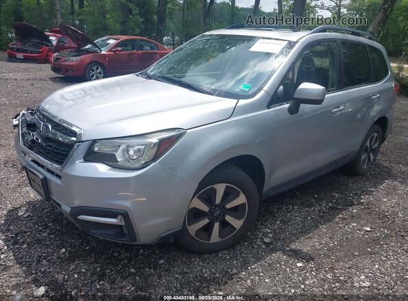 JF2SJARC5HH504454 2017 SUBARU FORESTER Gray Vista tres cuartos delantera izquierda