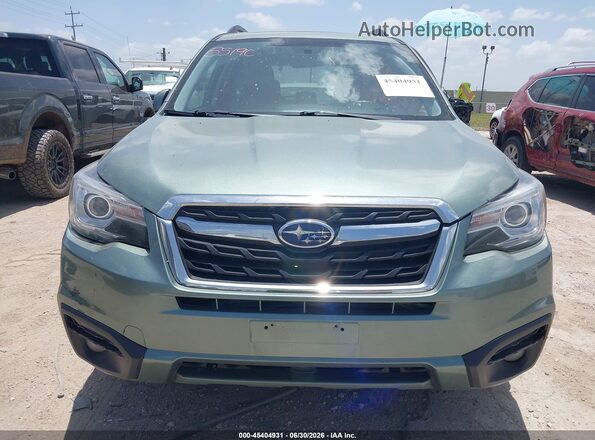 JF2SJARC7JH517812 2018 SUBARU FORESTER Green Vista del cuadro de instrumentos