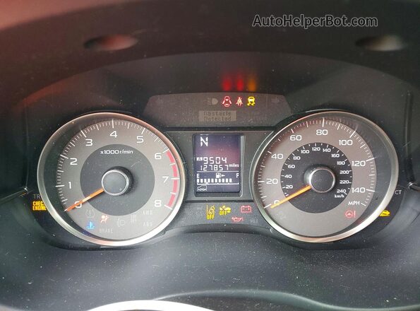 JF2SJARC9GH464068 2016 SUBARU FORESTER Серебряный Вид щитка приборов