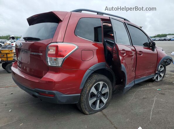 JF2SJARC9JH525524 2018 SUBARU FORESTER Бордовый Задняя правая четверть