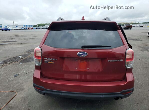 JF2SJARC9JH525524 2018 SUBARU FORESTER Бордовый Вид сзади