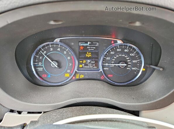 JF2SJARCXJH435248 2018 SUBARU FORESTER Charcoal Widok zestawu wskaźników