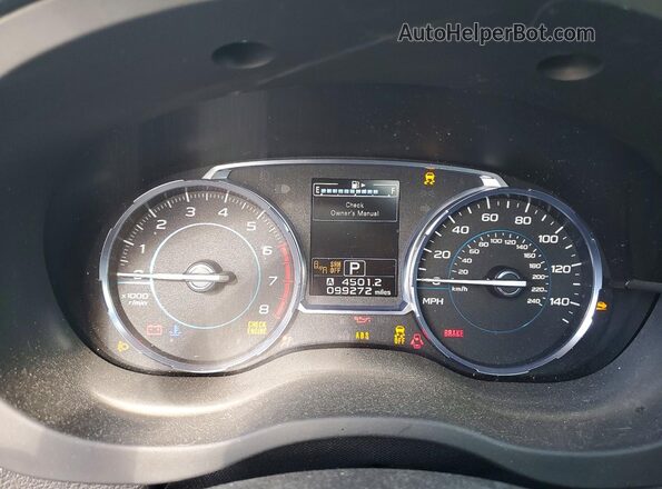 JF2SJATC1HH534561 2017 SUBARU FORESTER White Widok zestawu wskaźników