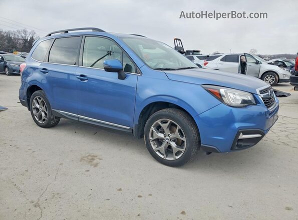 JF2SJATC6HH404632 2017 SUBARU FORESTER Blue Передня права чверть