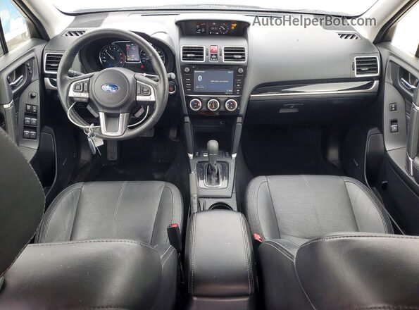 JF2SJATC6HH404632 2017 SUBARU FORESTER Blue Вид панелі приладів
