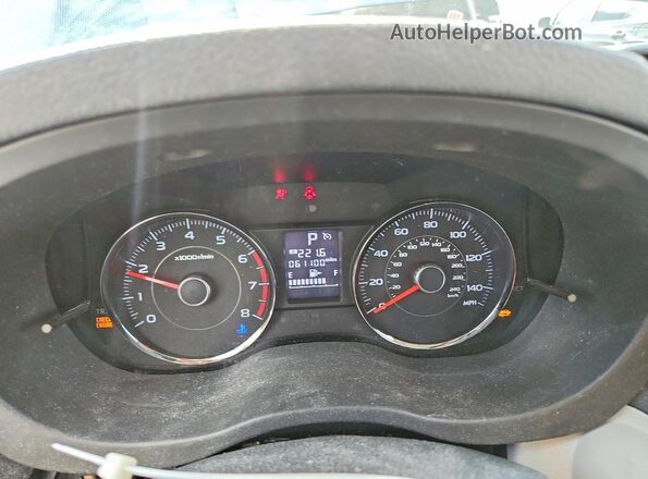 JF2SJAVC7GH404960 2016 SUBARU FORESTER Blue Սարքավորումների վահանակի տեսք