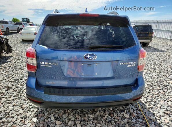 JF2SJAVC7GH404960 2016 SUBARU FORESTER Blue Հետևի տեսք