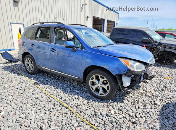 JF2SJAVC7GH404960 2016 SUBARU FORESTER Blue Առջևի աջ