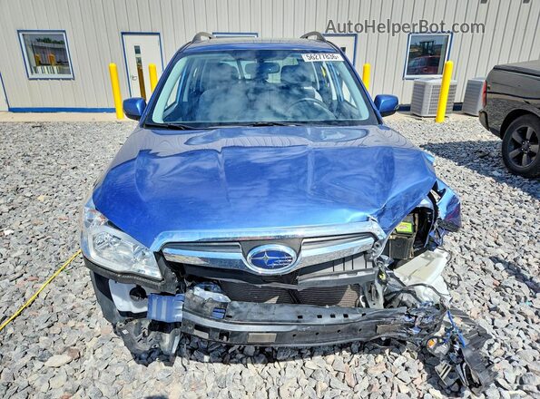 JF2SJAVC7GH404960 2016 SUBARU FORESTER Blue Դիմացի տեսք