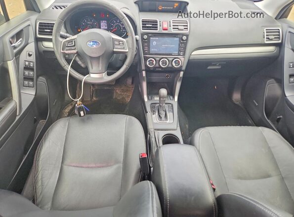 JF2SJAVC8GH461457 2016 SUBARU FORESTER Black Widok deski rozdzielczej