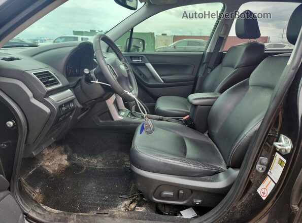 JF2SJAVC8GH461457 2016 SUBARU FORESTER Black Widok wnętrza z przodu