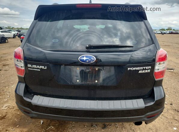 JF2SJAVC8GH461457 2016 SUBARU FORESTER Black Widok z tyłu