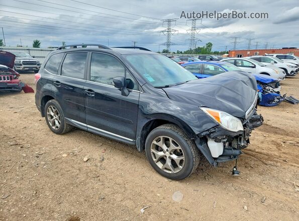 JF2SJAVC8GH461457 2016 SUBARU FORESTER Black Przód prawy