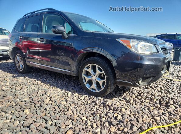 JF2SJAVC9GH442853 2016 SUBARU FORESTER Black Przód prawy