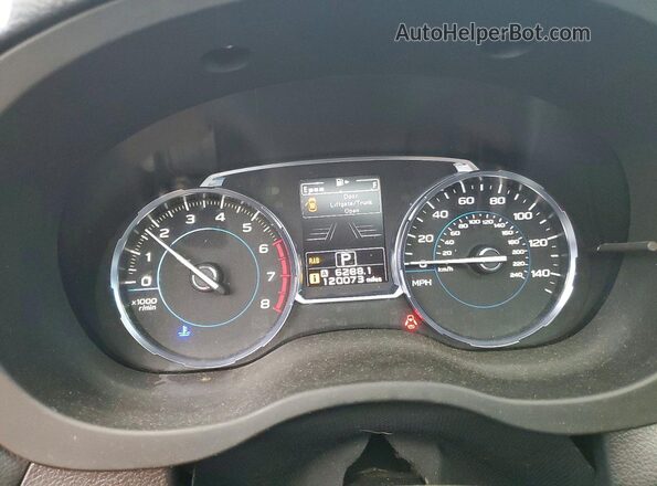 JF2SJAWC1HH549797 2017 SUBARU FORESTER Green Вид щитка приладів
